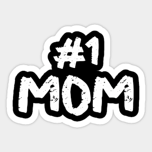 Number 1 mom Sticker